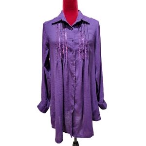 MOA purple long sleeve tunic